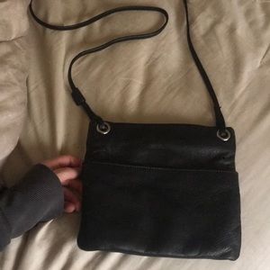 Leather crossbody bag